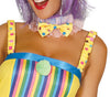 GP84324 – Clown Fasching Kostüm Karneval Buntes – Größe: 36 - 38 (S) – Farbe: Mehrfarbig