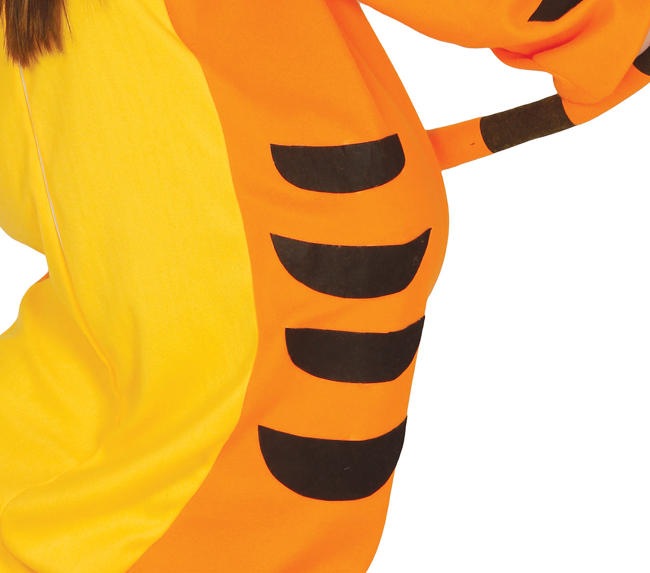 GP84346 – Tierkigurumi Tiger Kapuze Overall – Größe: 38 - 40 (M) – Farbe: Orange