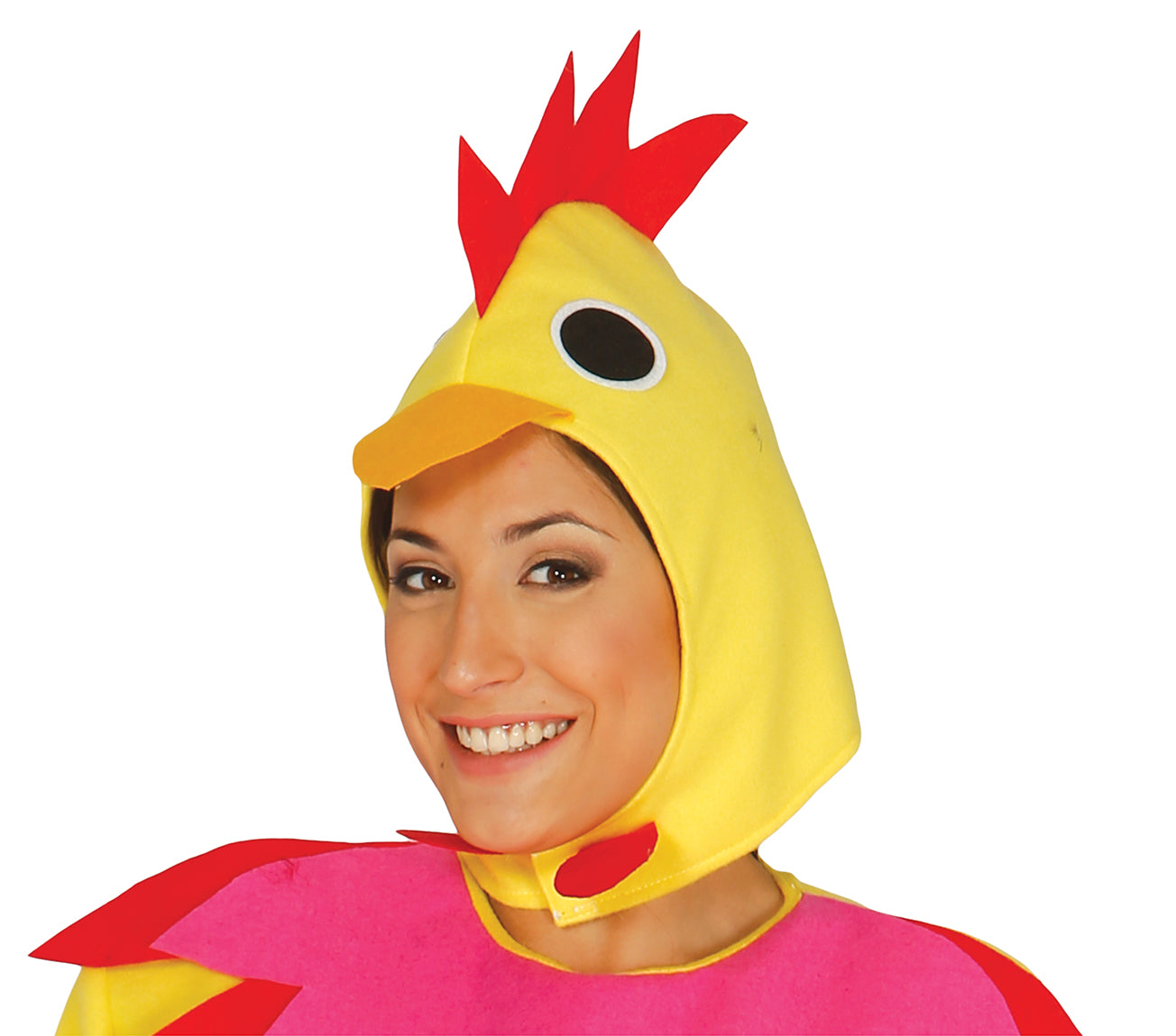 GP84354 – Tierkostüm Karneval Fröhliches Hühnerkostüm – Größe: 38 - 40 (M) – Farbe: Gelb