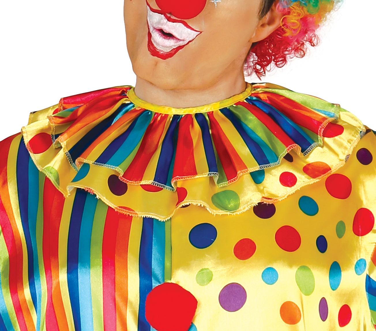 GP84362 – Clown Karneval Spaßbote Humorvolle – Größe: 48 - 50 (M) – Farbe: Mehrfarbig