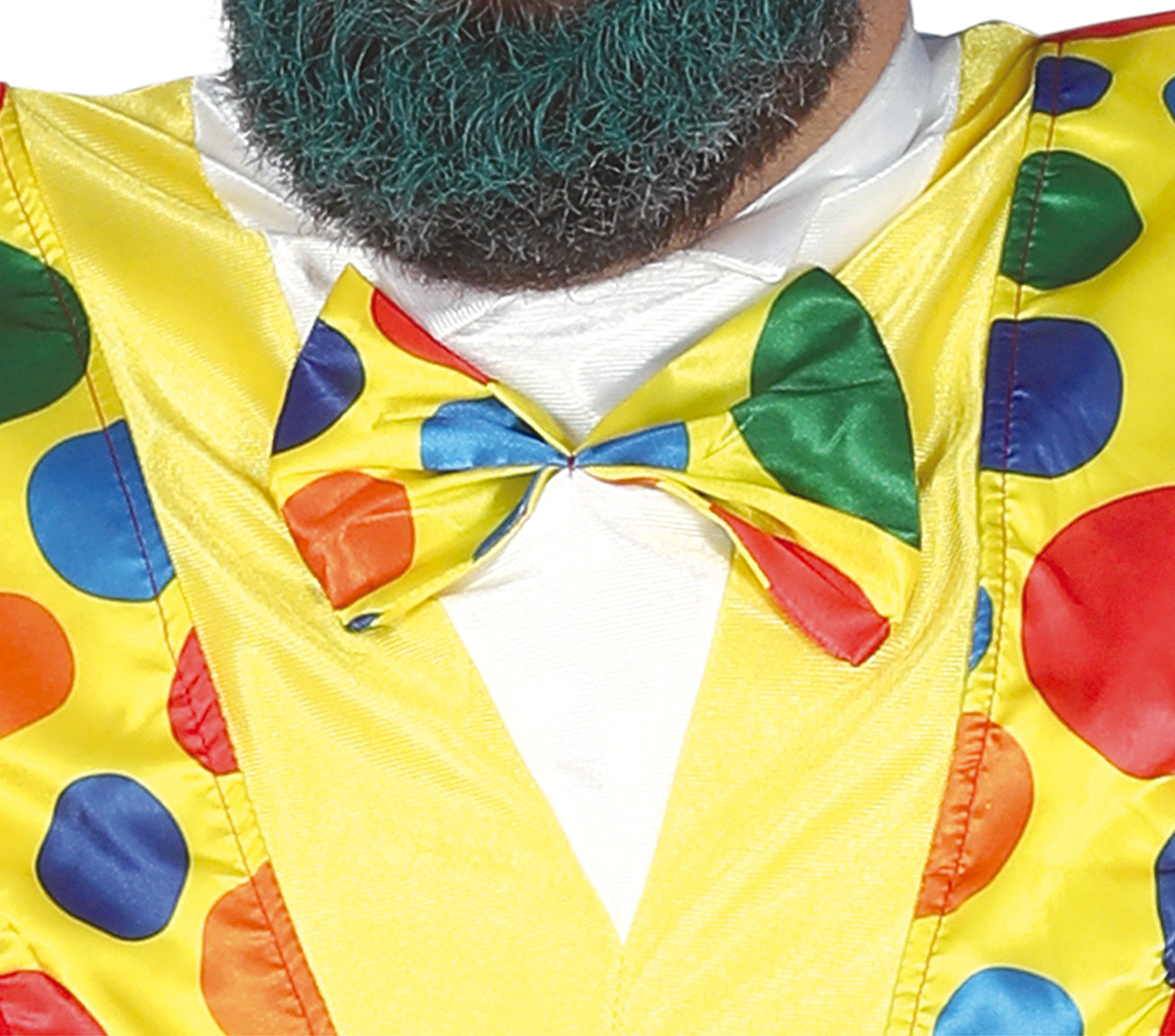 GP84368 – Clown Karneval Outfit Bunter Mantel – Größe: 48 - 50 (M) – Farbe: Mehrfarbig