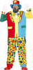 GP84368 – Clown Karneval Outfit Bunter Mantel – Größe: 54 - 56 (XL) – Farbe: Mehrfarbig