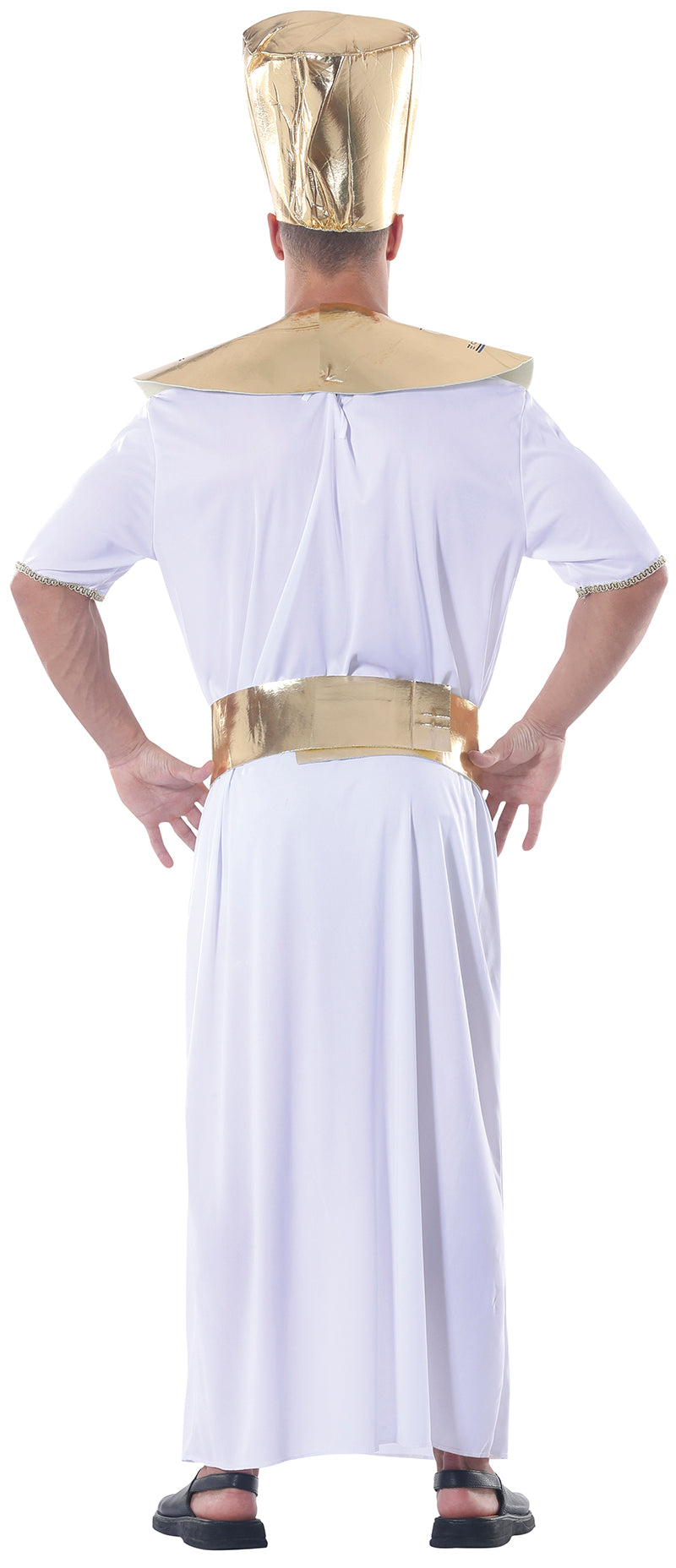 GP84940 – Pharao Kostüm Königsgewand Ägypten – Größe: 48 - 50 (M) – Farbe: Weiß