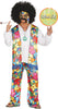 GP84393 – Hippie Retro 60s 70s Karneval Flowy Fashion – Größe: 48 - 50 (M), 46 - 48 (S) – Farbe: Mehrfarbig