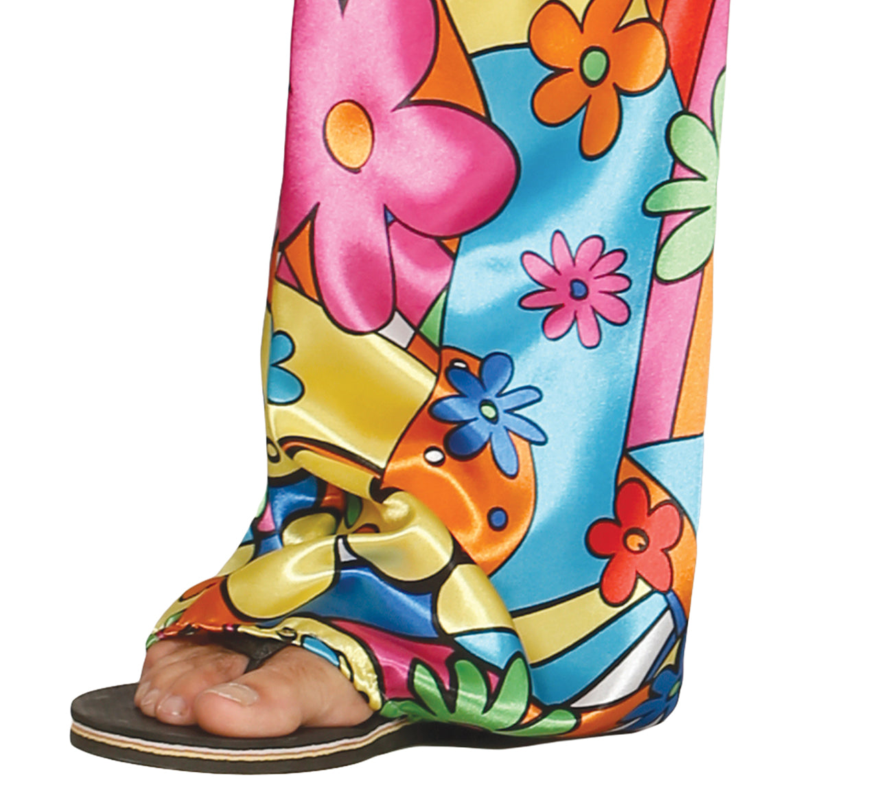 GP84393 – Hippie Retro 60s 70s Karneval Flowy Fashion – Größe: 48 - 50 (M), 46 - 48 (S) – Farbe: Mehrfarbig