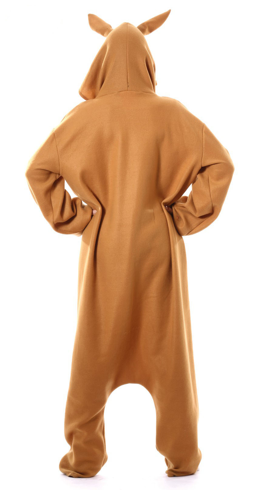 GP84494 – Tier Kigurumi Kostüm Kuscheldress – Größe: 38 - 40 (M) – Farbe: Braun