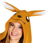 GP84494 – Tier Kigurumi Kostüm Kuscheldress – Größe: 38 - 40 (M) – Farbe: Braun
