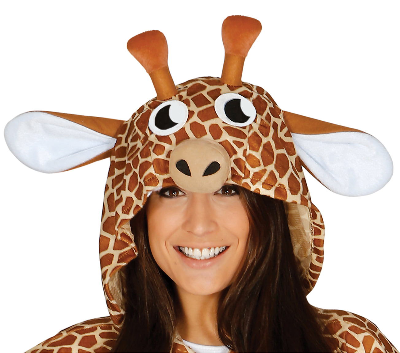 GP84526 – Tier Kigurumimi Giraffe Karneval – Größe: 38 - 40 (M) – Farbe: Braun