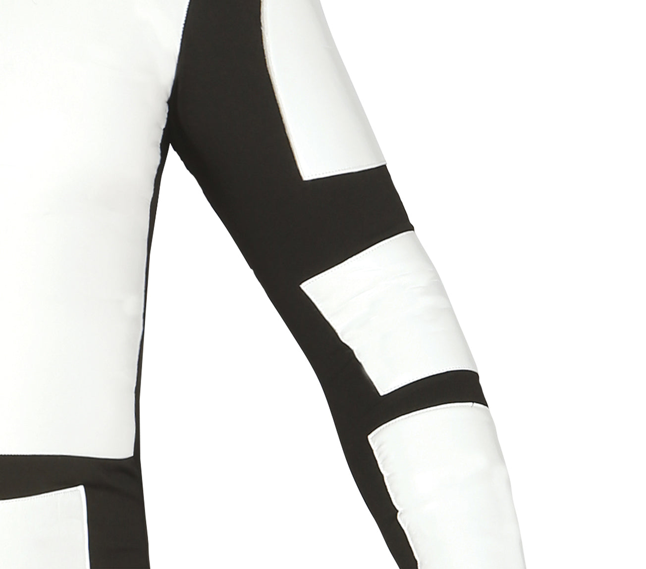 GP84529 – Superheld Abenteuerfigur Karneval Kostüm – Größe: 48 - 50 (M) – Farbe: Weiß