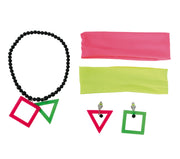80er Jahre Accessoire Set für Damen 5 teilig, Bild 3