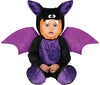 GP85535 – Fledermaus Tier Halloween Baby Overall – Größe: 74/80, 86/92 – Farbe: Schwarz