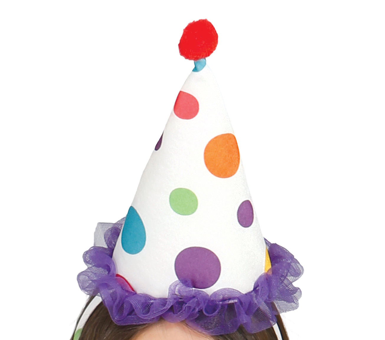GP85585 – Clown Karnevalskostüm Farbenfrohes Kinderoutfit – Größe: 98/104 – Farbe: Weiß