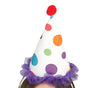 GP85585 – Clown Karnevalskostüm Farbenfrohes Kinderoutfit – Größe: 128/134 – Farbe: Weiß