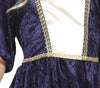GP85596 – Prinzessin Mittelalter Kostüm Kinder – Größe: 128/134 – Farbe: Blau