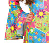 GP85606 – Hippie Flower Power 60s Karnevalskostüm – Größe: 140/146 – Farbe: Grün