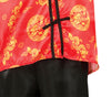 GP85653 – Asiatisches Kostüm Traditionelles Design – Größe: 128/134 – Farbe: Rot