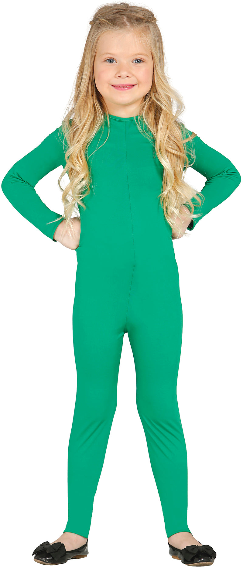 GP85668 – Karneval Sportlicher Grüner Body – Größe: 3 - 5 Jahre, 5 - 8 Jahre, 9 - 12 Jahre – Farbe: Grün