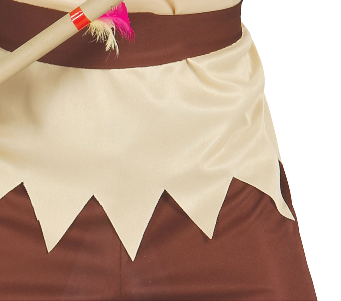 GP85671 – Indianer Stirnband Set Oberteil – Größe: 140/146 – Farbe: Braun