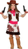 GP85679 – Cowboy Abenteuer Karneval Kostüm – Größe: 98/104 – Farbe: Braun