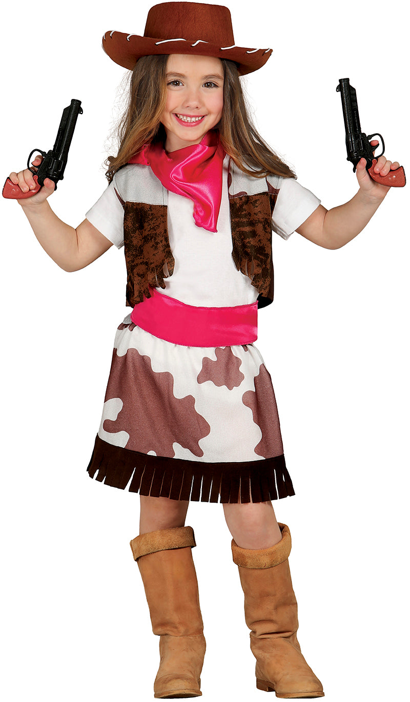 GP85679 – Cowboy Abenteuer Karneval Kostüm – Größe: 110/116 – Farbe: Braun