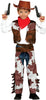 GP85683 – Cowboy Abenteuer Wildwest Kostüm Karneval – Größe: 98/104 – Farbe: Braun