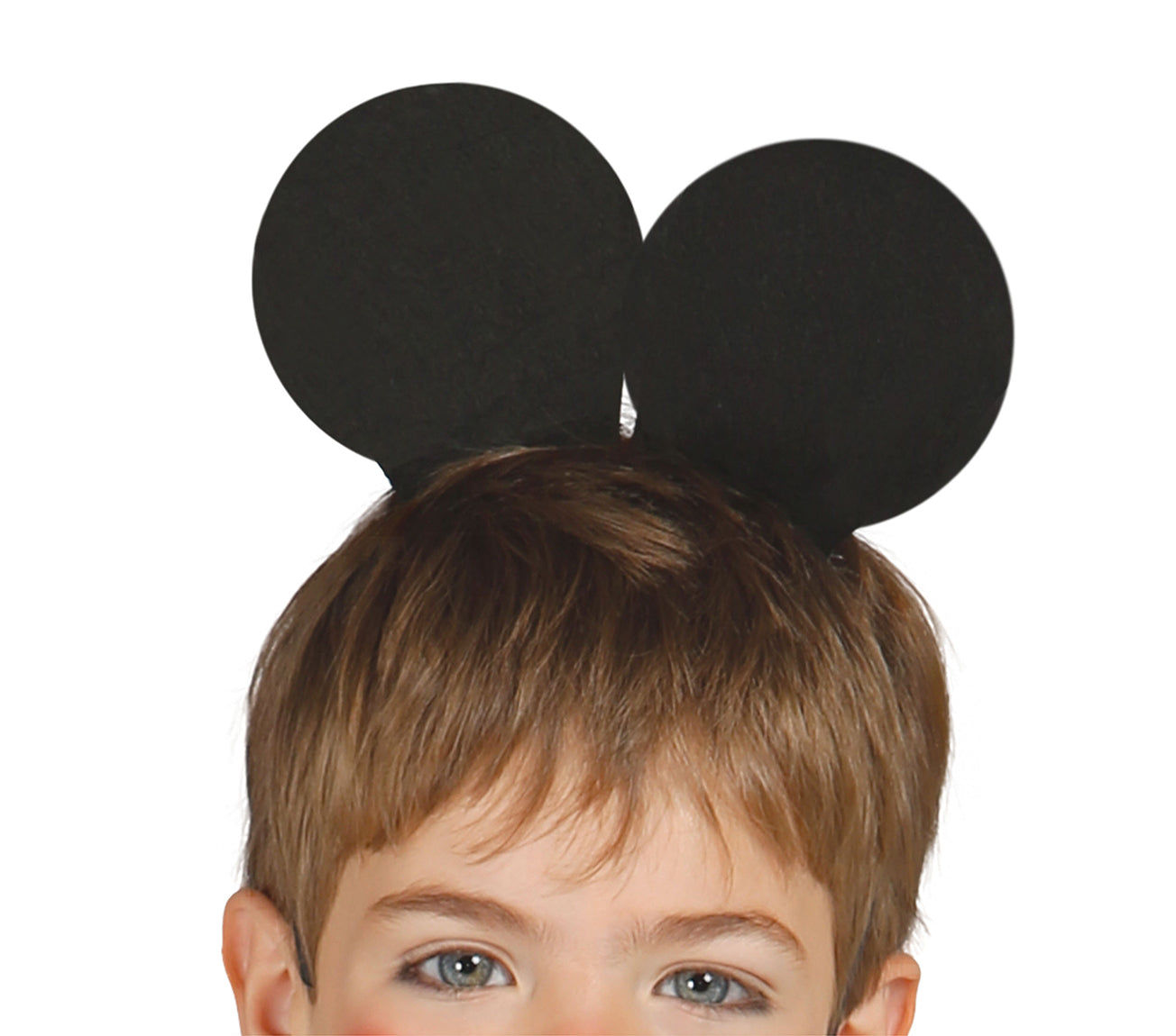 GP85693 – Maus Kostüm Karneval Kinder Mantel – Größe: 140/146, 128/134 – Farbe: Schwarz