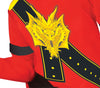 GP85708 – Ninja Krieger Karneval Anzug Kampfkunst – Größe: 140/146 – Farbe: Rot