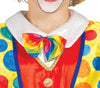 GP85718 – Clown Spielanzug Karneval Kinder – Größe: 98/104 – Farbe: Mehrfarbig