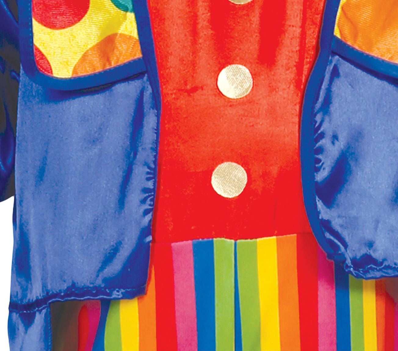 GP85718 – Clown Spielanzug Karneval Kinder – Größe: 110/116 – Farbe: Mehrfarbig