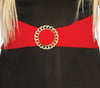 GP85774 – Hexenmeisterin Halloween Kostüm Schwarzer Hut – Größe: 128/134 – Farbe: Rot