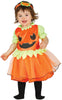 GP85825 – Halloween Kürbis Kostüm Märchenkleid – Größe: 74/80 – Farbe: Orange