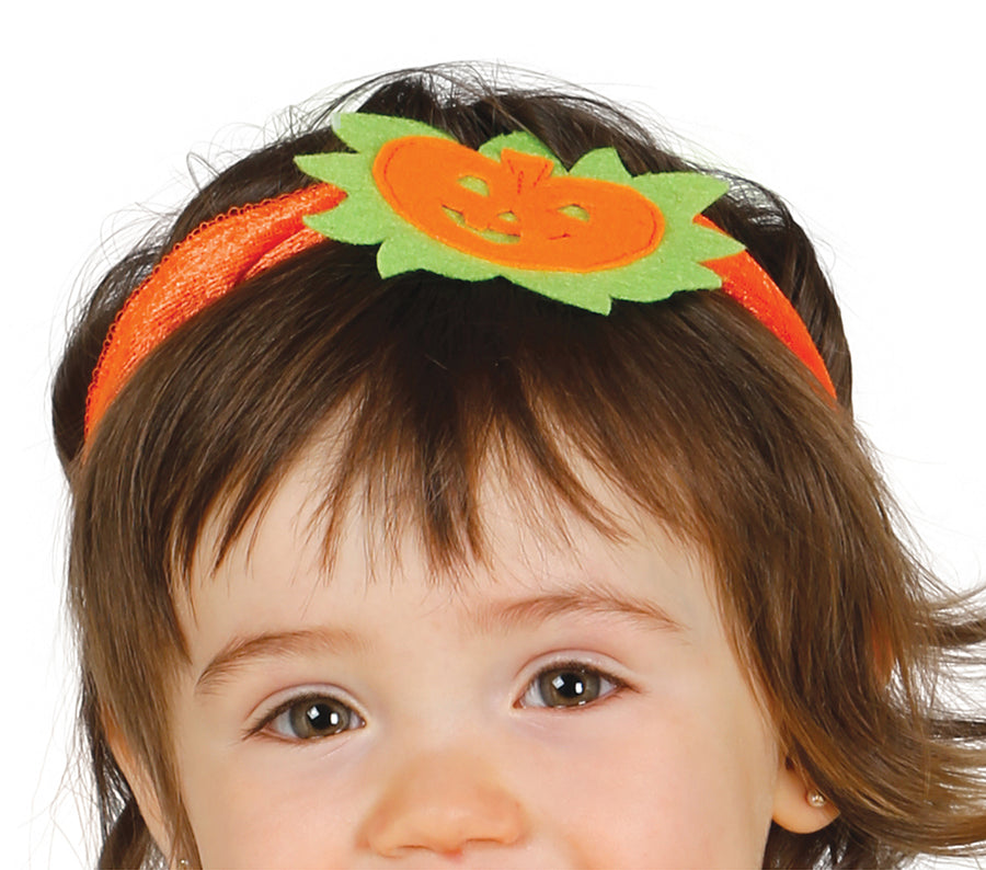 GP85825 – Halloween Kürbis Kostüm Märchenkleid – Größe: 74/80 – Farbe: Orange, Ansicht 2