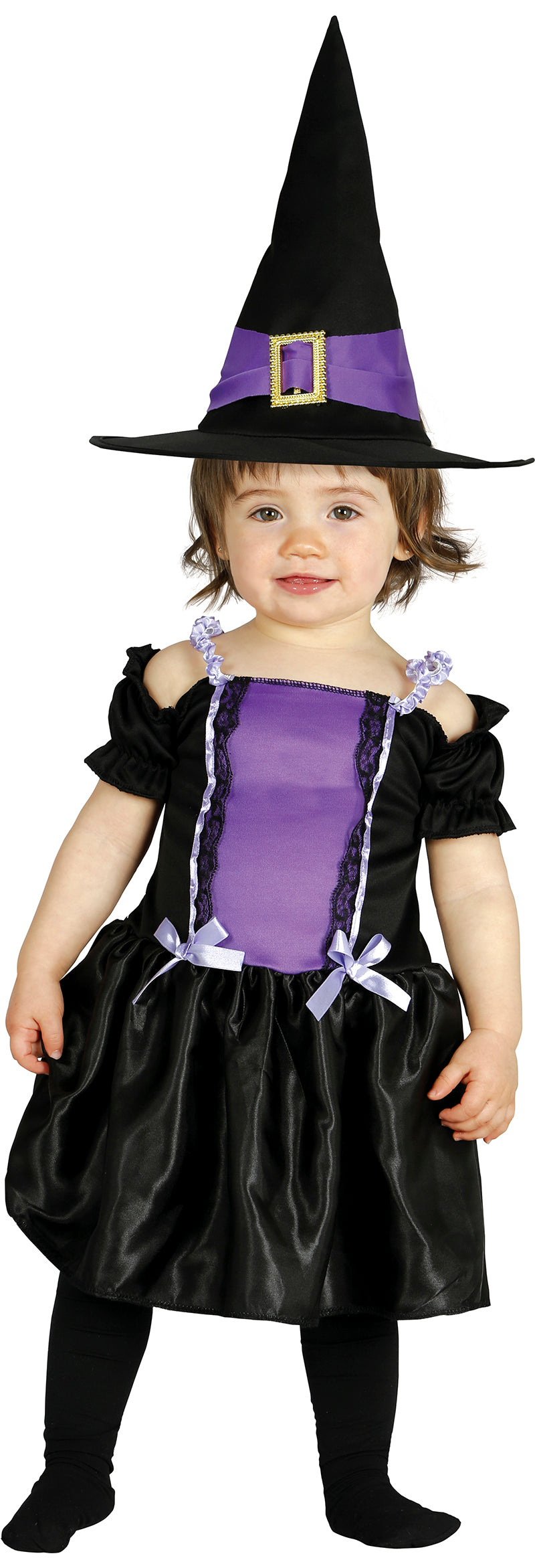 GP85827 – Hexe Halloween Baby Kostüm Zauberhut – Größe: 74/80 – Farbe: Schwarz