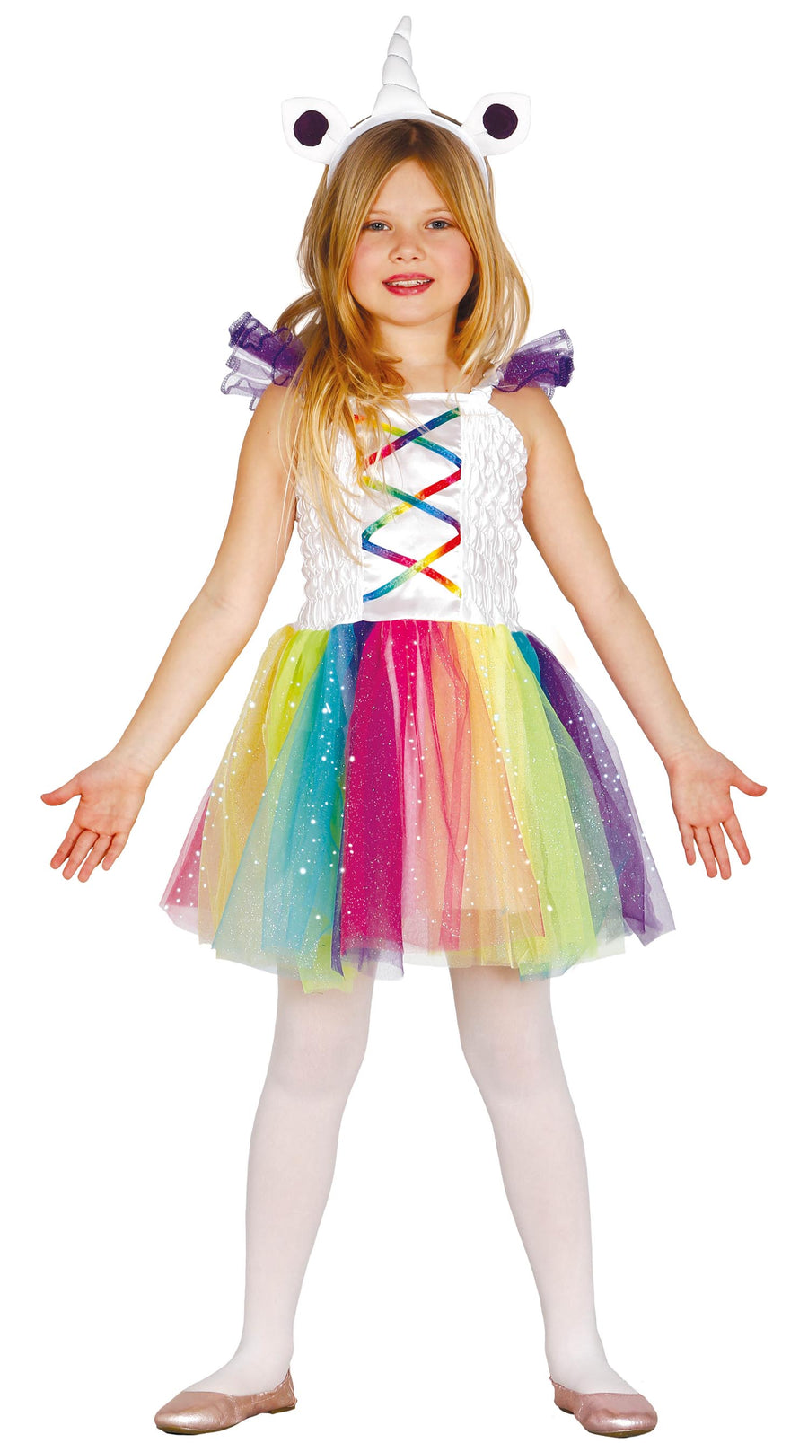 Einhorn Tutu Kleid für Mädchen mit Haarreif