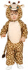 GP85991 – Giraffen Karneval Tierkostüm Jumpsuit – Größe: 74/80 – Farbe: Braun