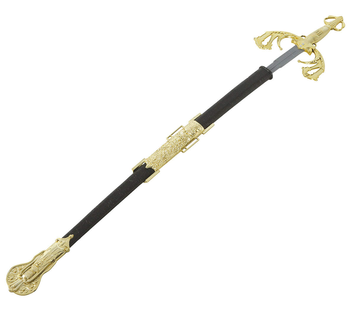 GP16140 – Edelmann Schwert für Erwachsene 62 cm – Farbe: Gold