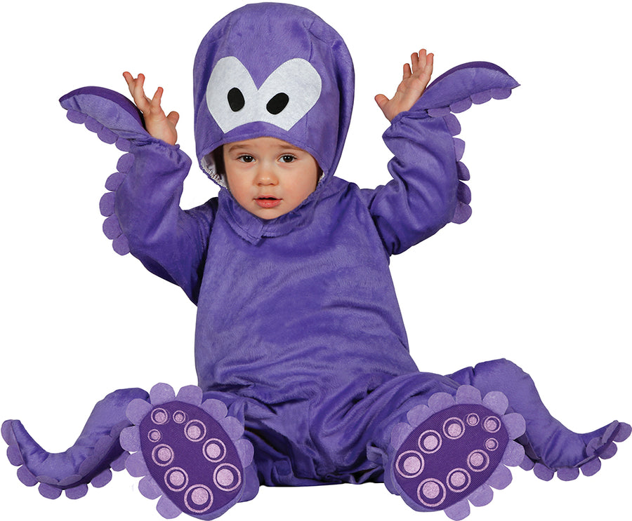 Oktopus Kostüm für Babys lila