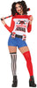 GP86020 – Superhelden Harlekin Abenteuerfigur – Größe: 36 - 38 (S), 38 - 40 (M), 42 - 44 (L) – Farbe: Rot