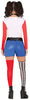 GP86020 – Superhelden Harlekin Abenteuerfigur – Größe: 36 - 38 (S), 38 - 40 (M), 42 - 44 (L) – Farbe: Rot