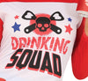 GP86020 – Superhelden Harlekin Abenteuerfigur – Größe: 36 - 38 (S), 38 - 40 (M), 42 - 44 (L) – Farbe: Rot