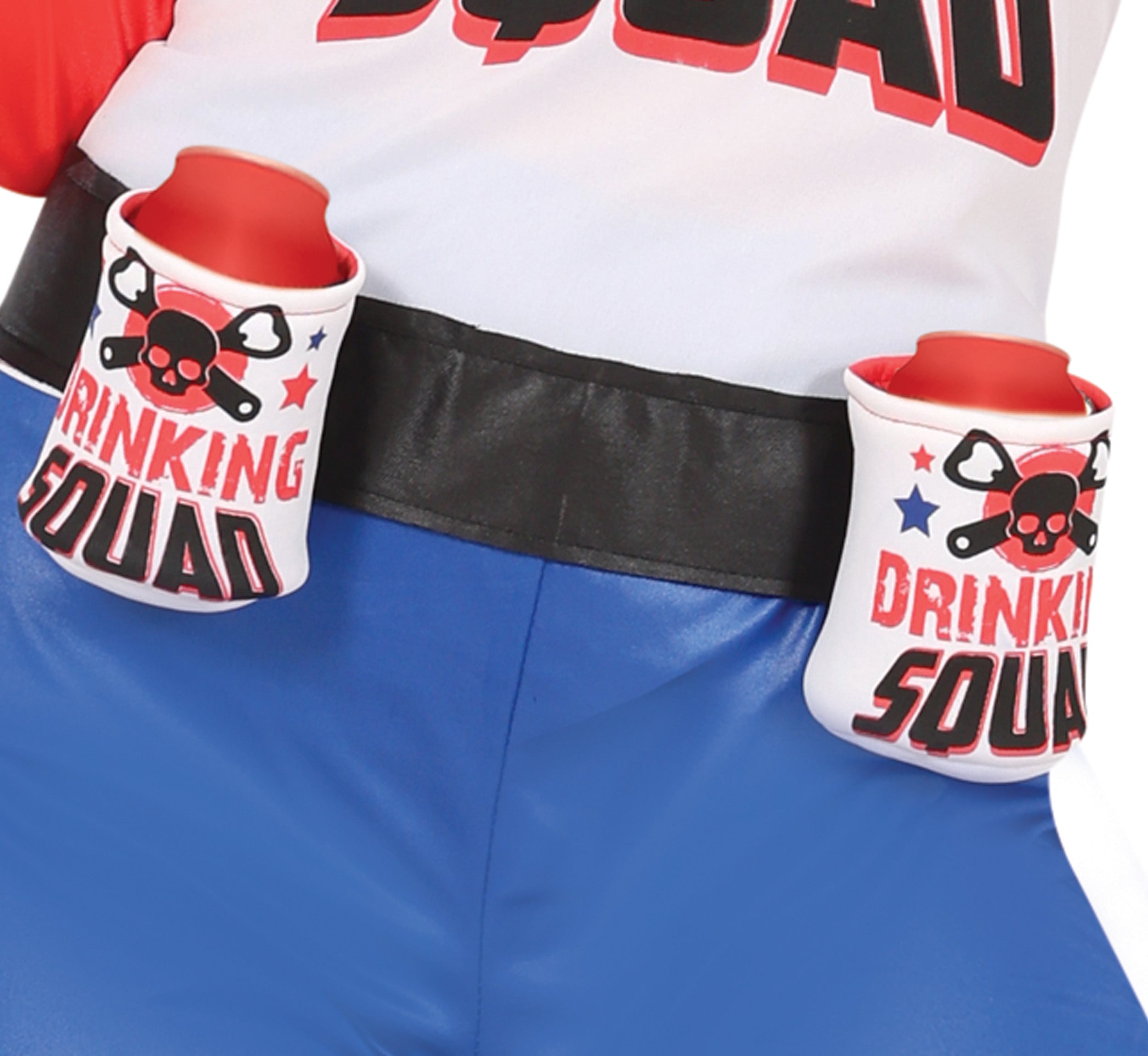 GP86020 – Superhelden Harlekin Abenteuerfigur – Größe: 36 - 38 (S), 38 - 40 (M), 42 - 44 (L) – Farbe: Rot