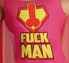 GP86024 – Superhelden Kostüm Spaß Outfit – Größe: 48 - 50 (M), 52 - 54 (L) – Farbe: Pink