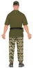 GP86026 – Militär Bier Held Outfit Junggesellenabschied – Größe: 48 - 50 (M), 52 - 54 (L) – Farbe: Grün