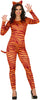 GP86038 – Tierkostüm Karneval Tiger Katzenohren – Größe: 36 - 38 (S), 38 - 40 (M), 42 - 44 (L) – Farbe: Orange