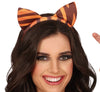 GP86038 – Tierkostüm Karneval Tiger Katzenohren – Größe: 36 - 38 (S), 38 - 40 (M), 42 - 44 (L) – Farbe: Orange