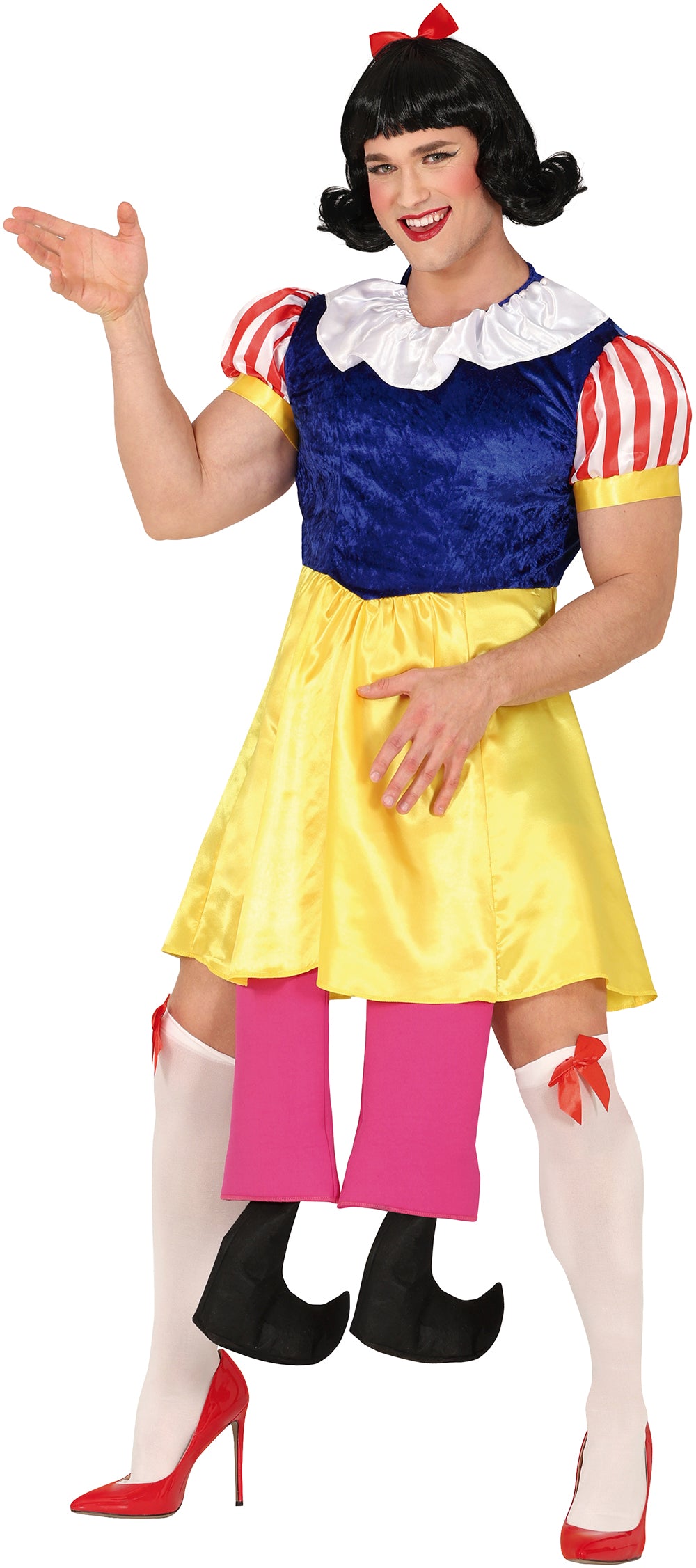 GP86046 – Prinzessin Spaßkostüm JGA Fasching – Größe: 48 - 50 (M), 52 - 54 (L) – Farbe: Blau