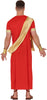 GP86049 – Römer Kaiser Toga Tunica Rot Karneval – Größe: 48 - 50 (M), 52 - 54 (L) – Farbe: Rot