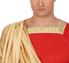 GP86049 – Römer Kaiser Toga Tunica Rot Karneval – Größe: 48 - 50 (M), 52 - 54 (L) – Farbe: Rot