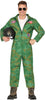 GP86054 – Pilot Overall Karnevalskostüm – Größe: 48 - 50 (M), 52 - 54 (L) – Farbe: Grün