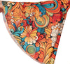 GP86057 – Hippie 70s Blumenmuster Stirnband Kleid – Größe: 36 - 38 (S), 38 - 40 (M), 42 - 44 (L) – Farbe: Mehrfarbig